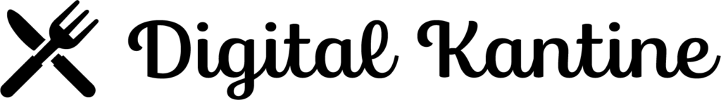 Tekst logo digital kantine